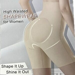 Woman’s High waisted seamless shapewear shorts tummy control anti roll /chafing